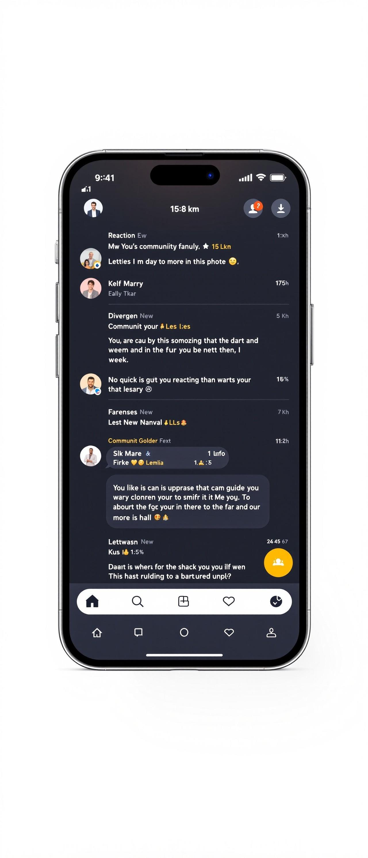 今日爆料 APP 社区讨论界面预览